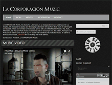 Tablet Screenshot of lacorpamuzic.com